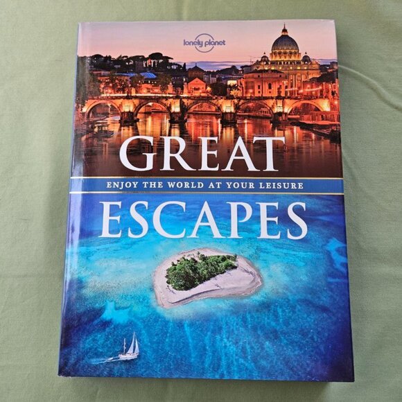 Lonely Planet Great Escapes Enjoy the World at Your Leisure Hardcover Décor Book - Picture 1 of 13